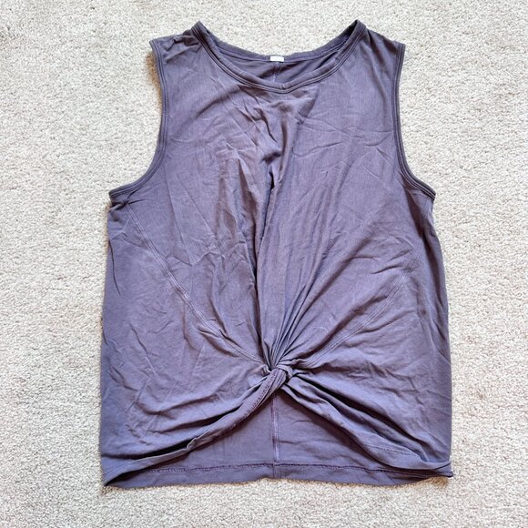 Lululemon Crescent Tank – Graphite Purple – Size 2 - Picture 3 of 5